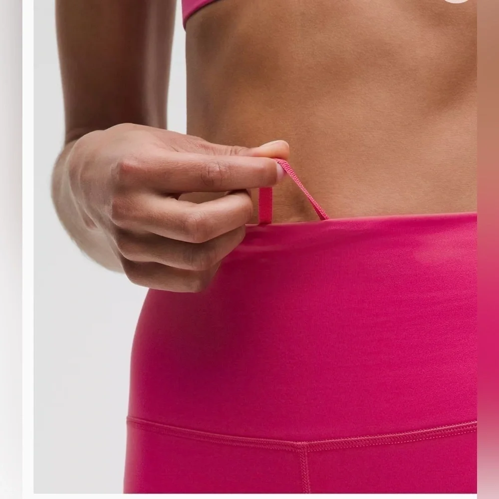 NWT LULULEMON WANDER TRAIN HR Tight 28” Vibrant Pink Dragonfruit Color